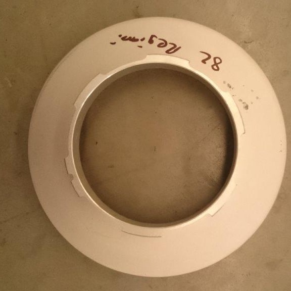 819 mm Reggiani rotasyon şablonu başlığı, üzerinde ölçüsü ve makine markası yazılı